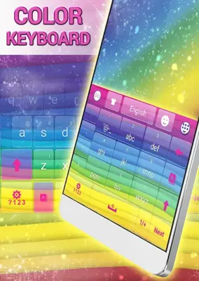 Color Keyboard android App screenshot 2